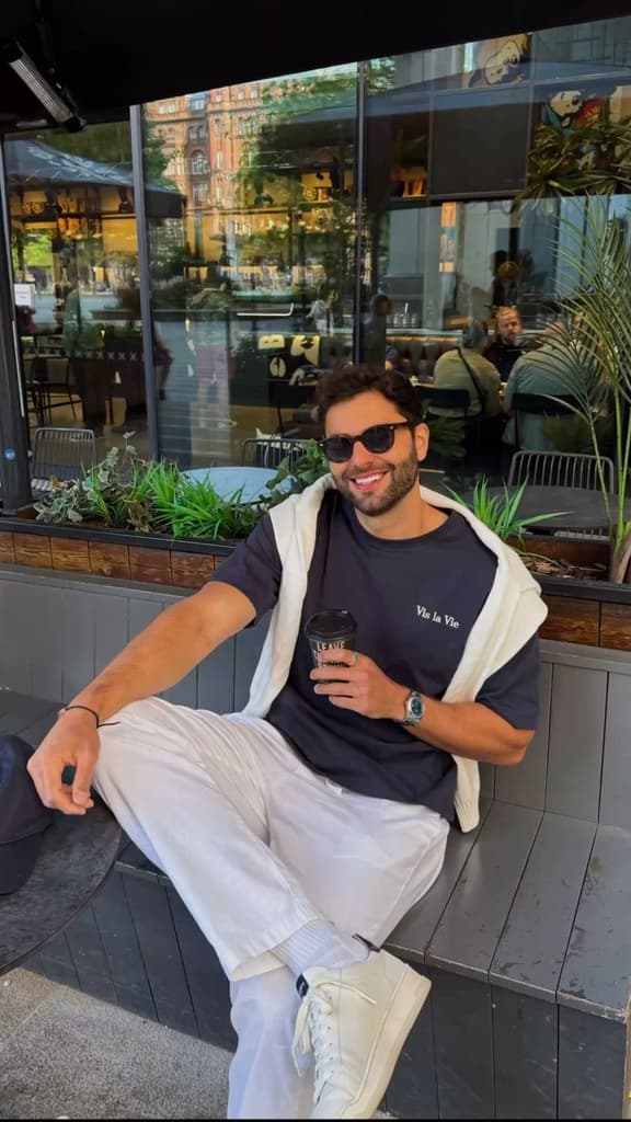 Rooftop bar scene reference — example of an AI-generated photo setting